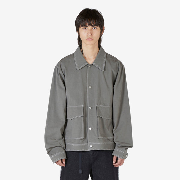 Project Cropped Work Jacket Thyme
