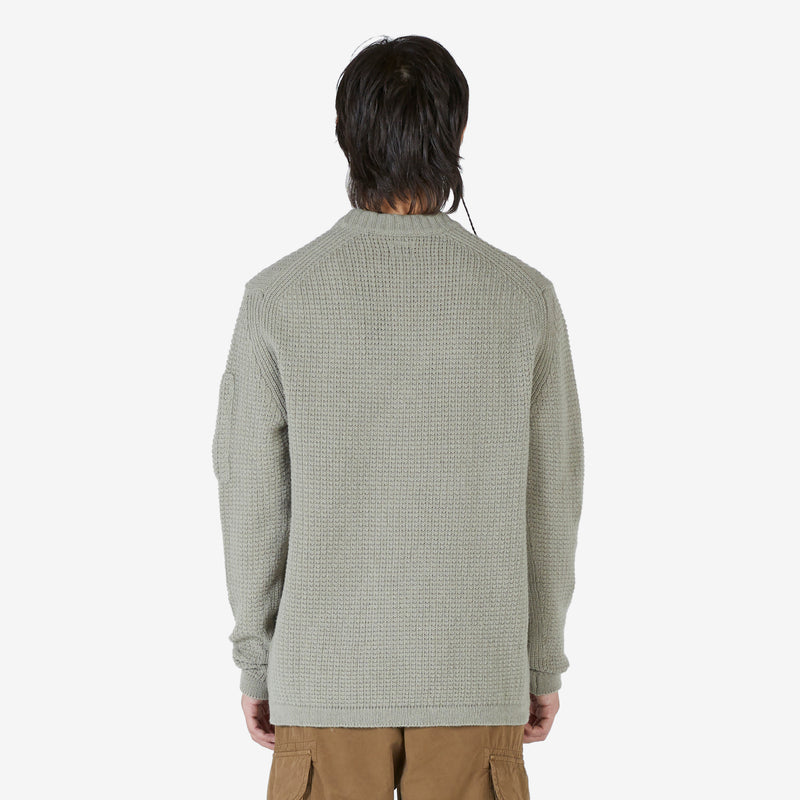 Lambswool Crew Neck Knit Silver Sage