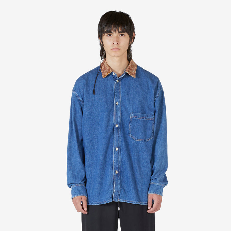 Davio Denim Shirt Washed Indigo