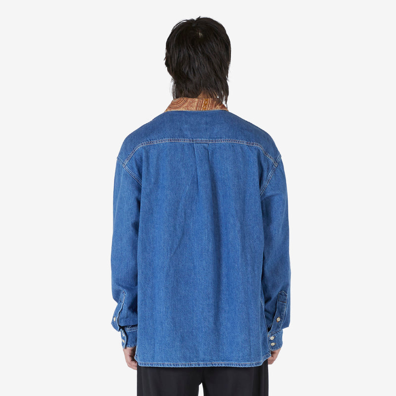 Davio Denim Shirt Washed Indigo
