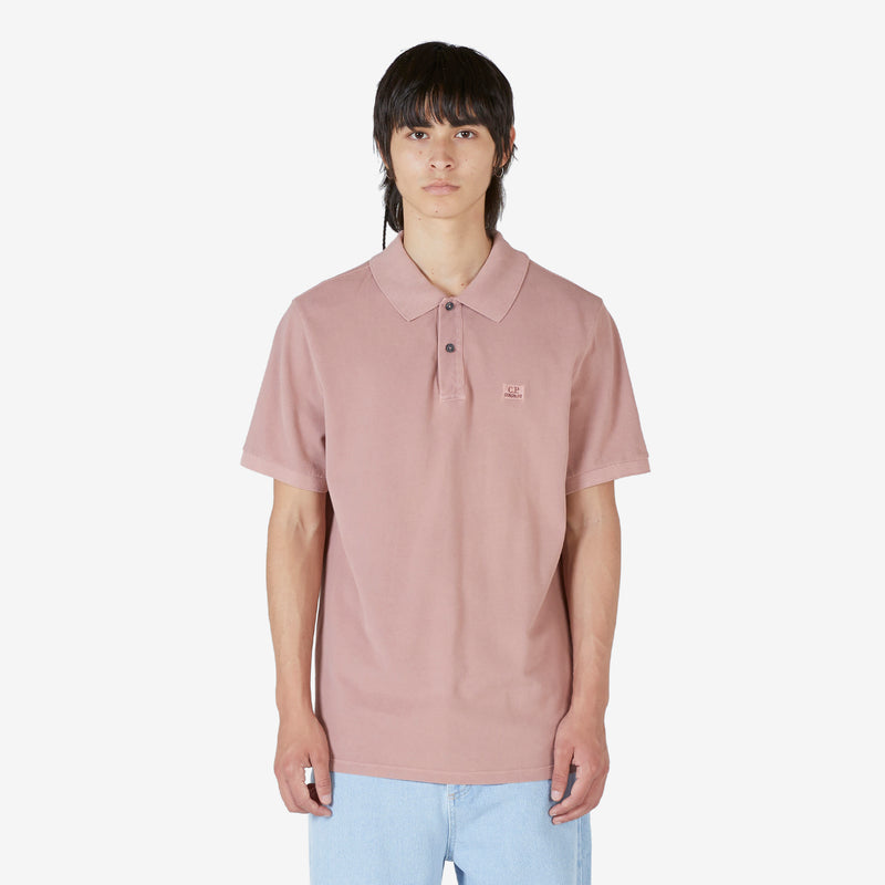 24/1 Piquet Regular Resist Dyed Polo Shirt Cedar Wood