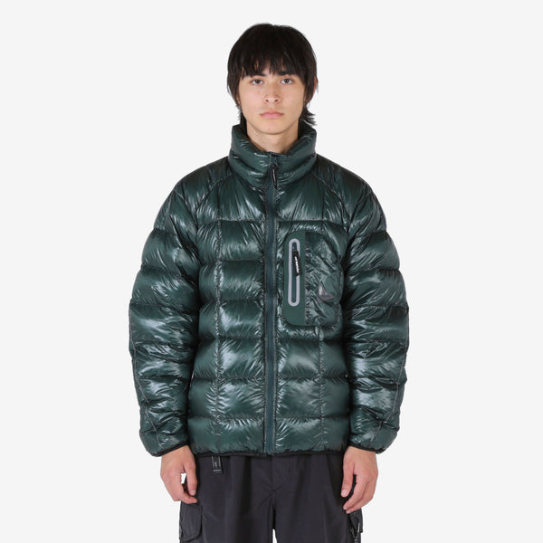 Diamond Stitch Down Jacket Green