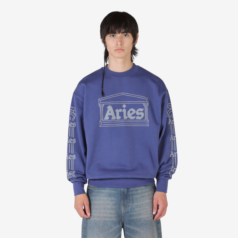 Reflective Column Sweatshirt Navy