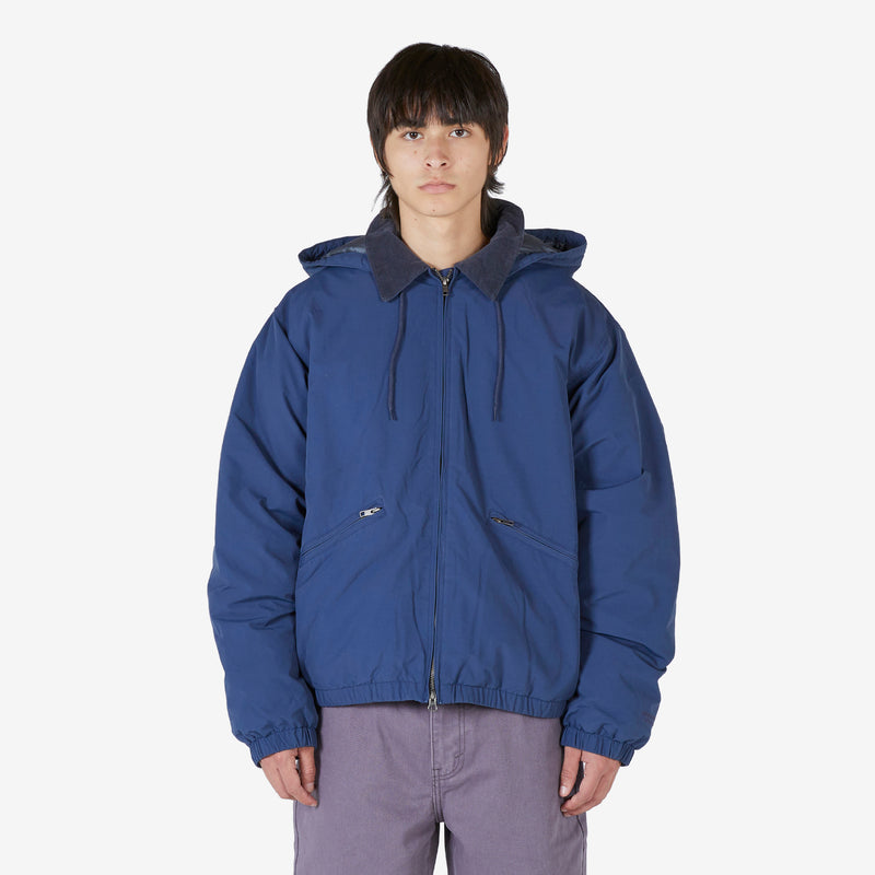 Washed Down Puffer Jacket Navy