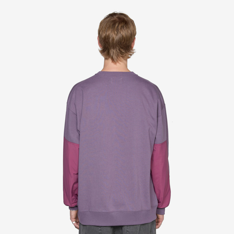 Jaar Reinforced Crew Purple Jumpers