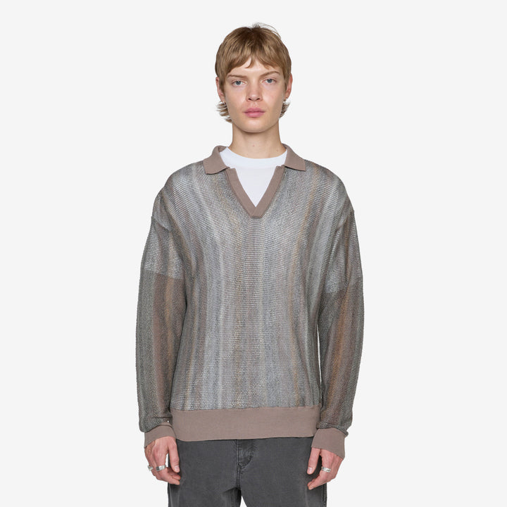 Nokomis Mesh Knit Grey Front