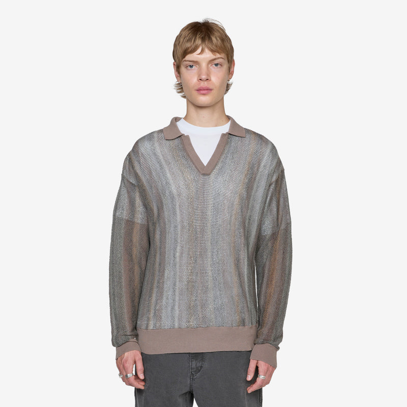 Nokomis Mesh Knit Grey Jumpers
