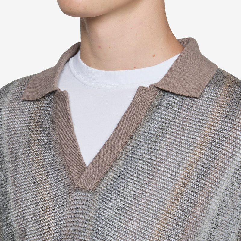 Nokomis Mesh Knit Grey Jumpers