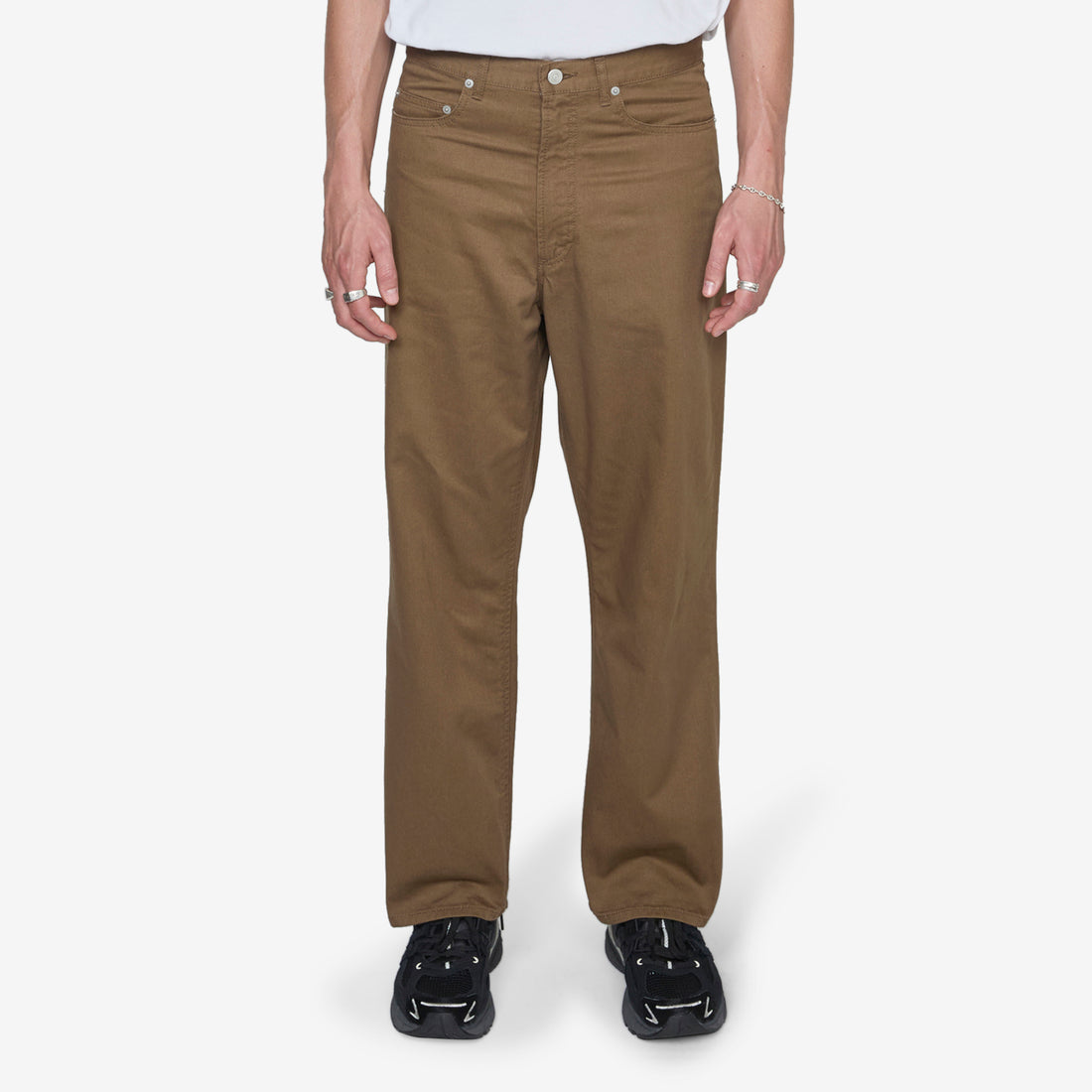 Robson 5-Pocket Twill Pant Brown Pants