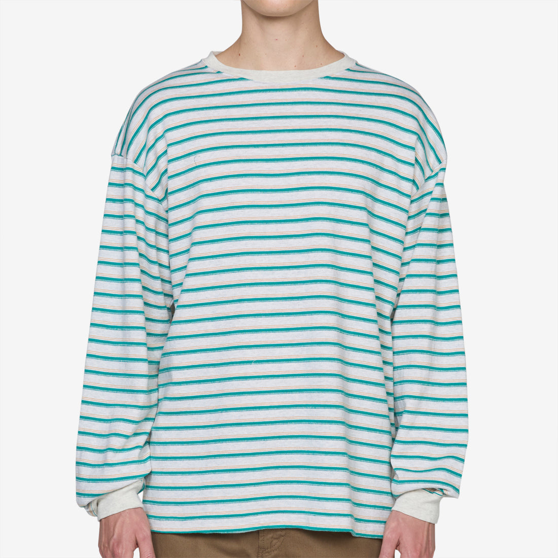 Tucker Stripe T-Shirt Oatmeal Tees