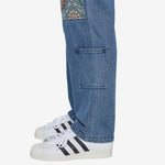 Floral Ultra Double Knee Pant Indigo