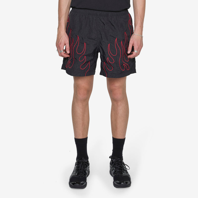 Fiery Running Shorts Black Shorts
