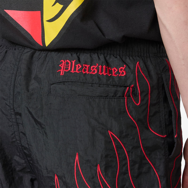 Fiery Running Shorts Black Shorts