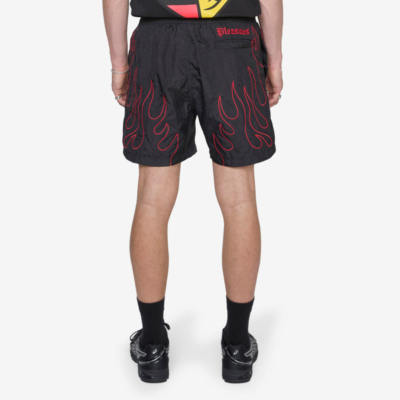 Fiery Running Shorts Black Shorts