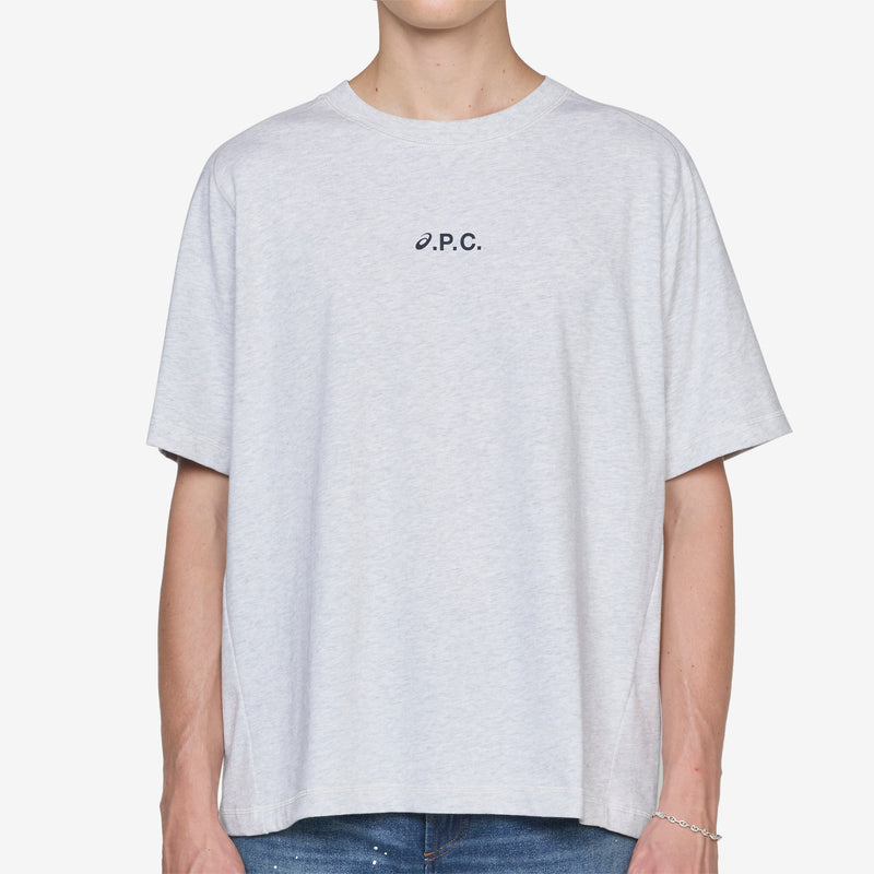 Asics x Wind T-Shirt Heathered Light Grey Tees
