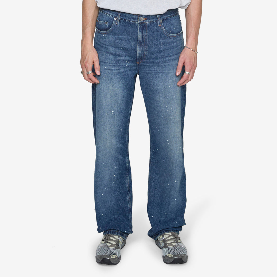 Relaxed Jean H Stonewashed Indigo Pants