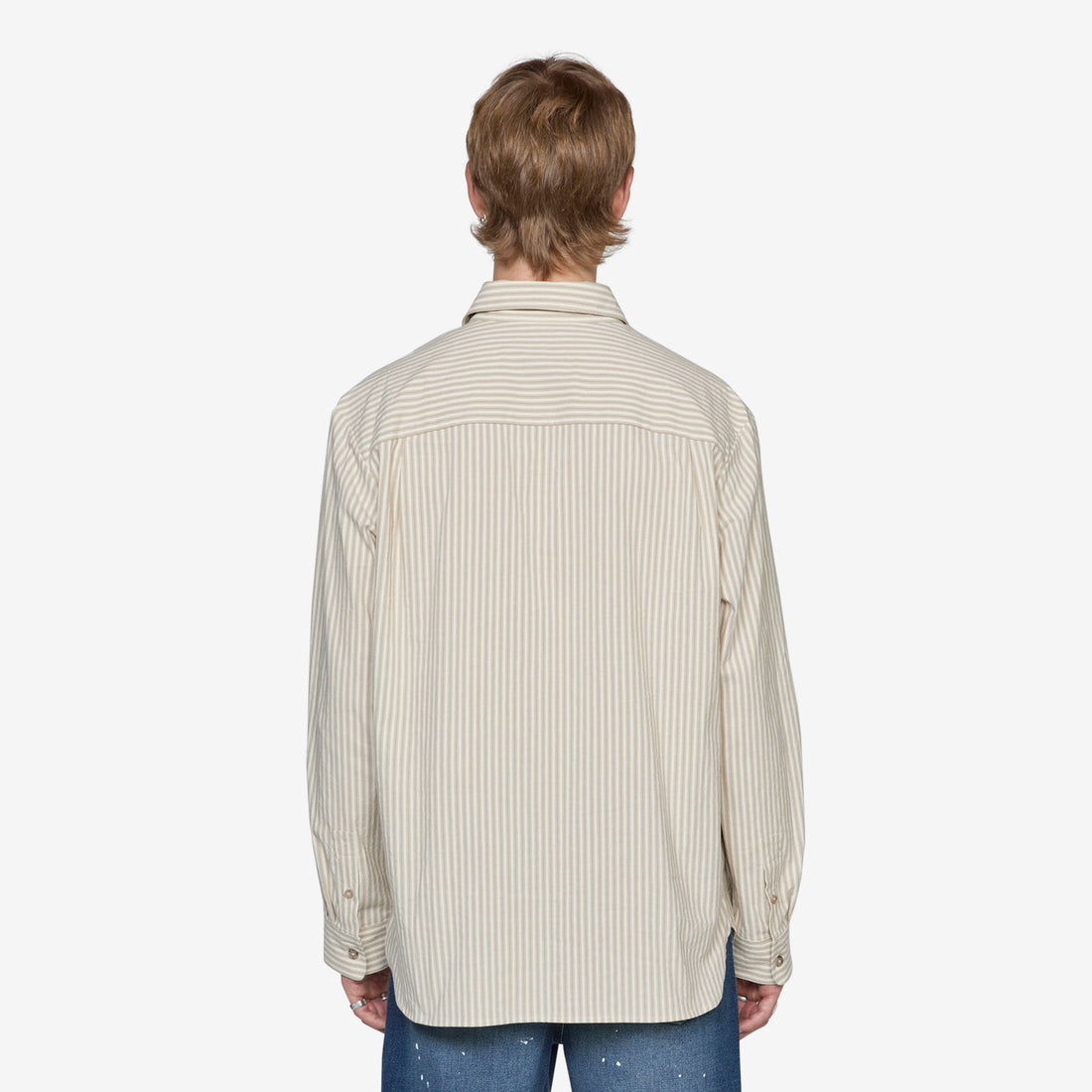 Malo Overshirt Beige Shirts