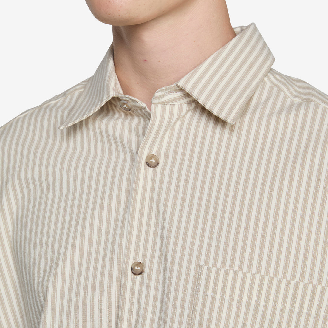 Malo Overshirt Beige Shirts