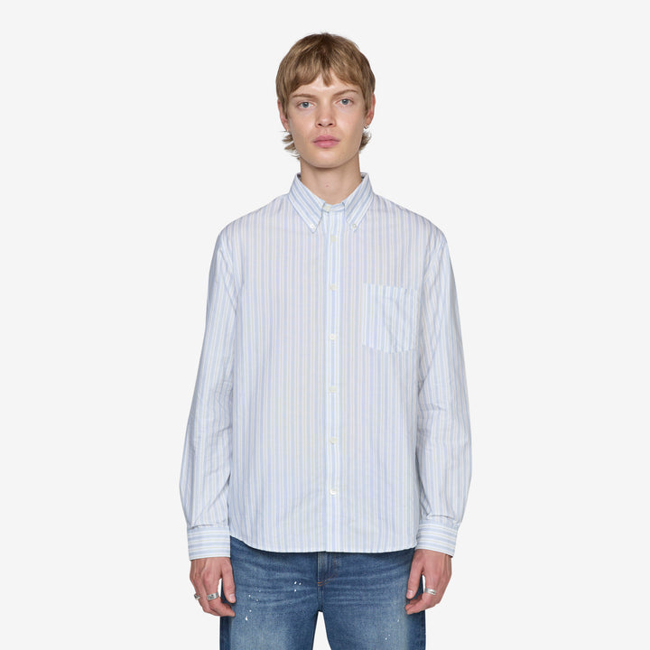 Edouard Brodé Shirt Pale Green Front