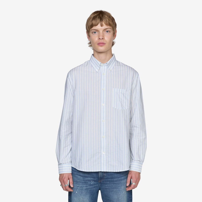 Edouard Brodé Shirt Pale Green Shirts