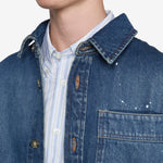 Basil Overshirt Stonewashed Indigo