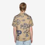 Classic Fit Cotton-Linen Camp Shirt Polo Athletics Toss