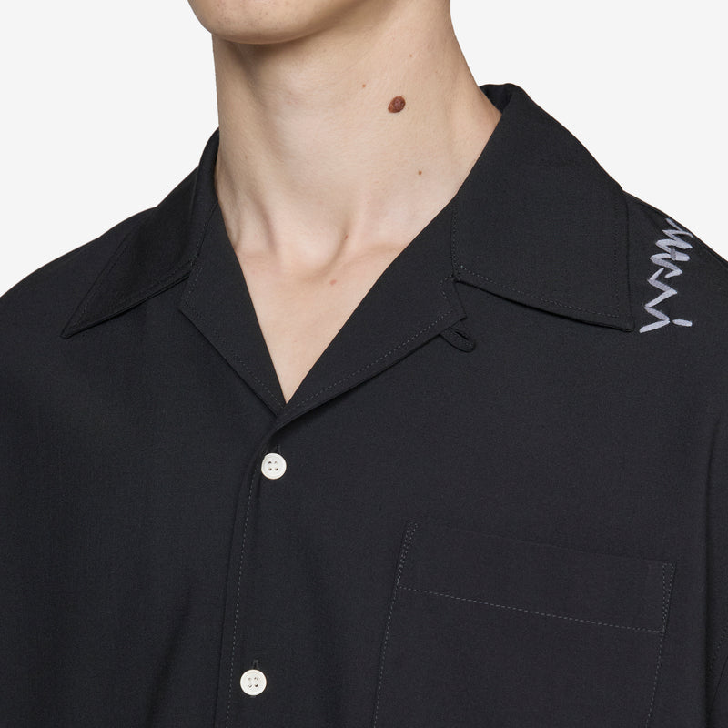 Marni Symbol Bowling Shirt Black Shirts