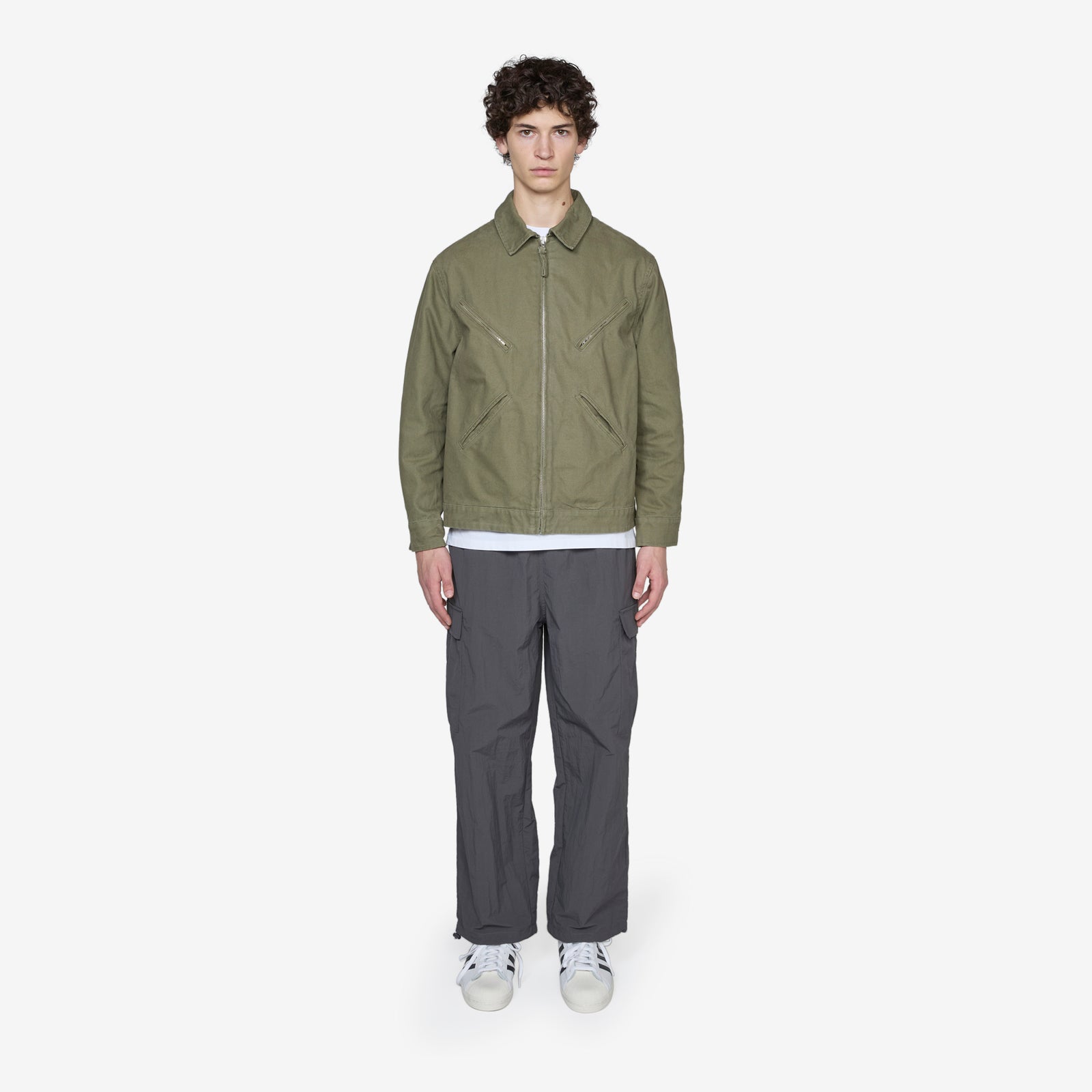 Colorblock Windbreaker Jacket in Grey | Minga London – Minga