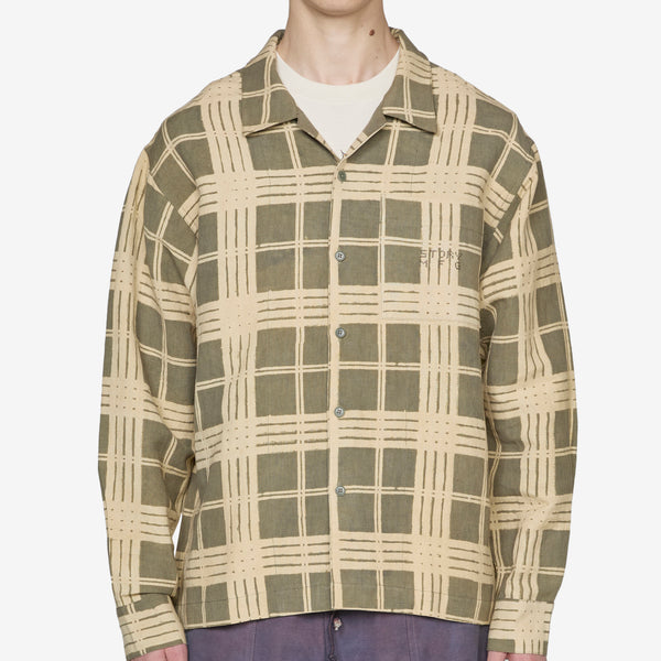 Greetings Longsleeve Shirt Olive Resist Check Shirts
