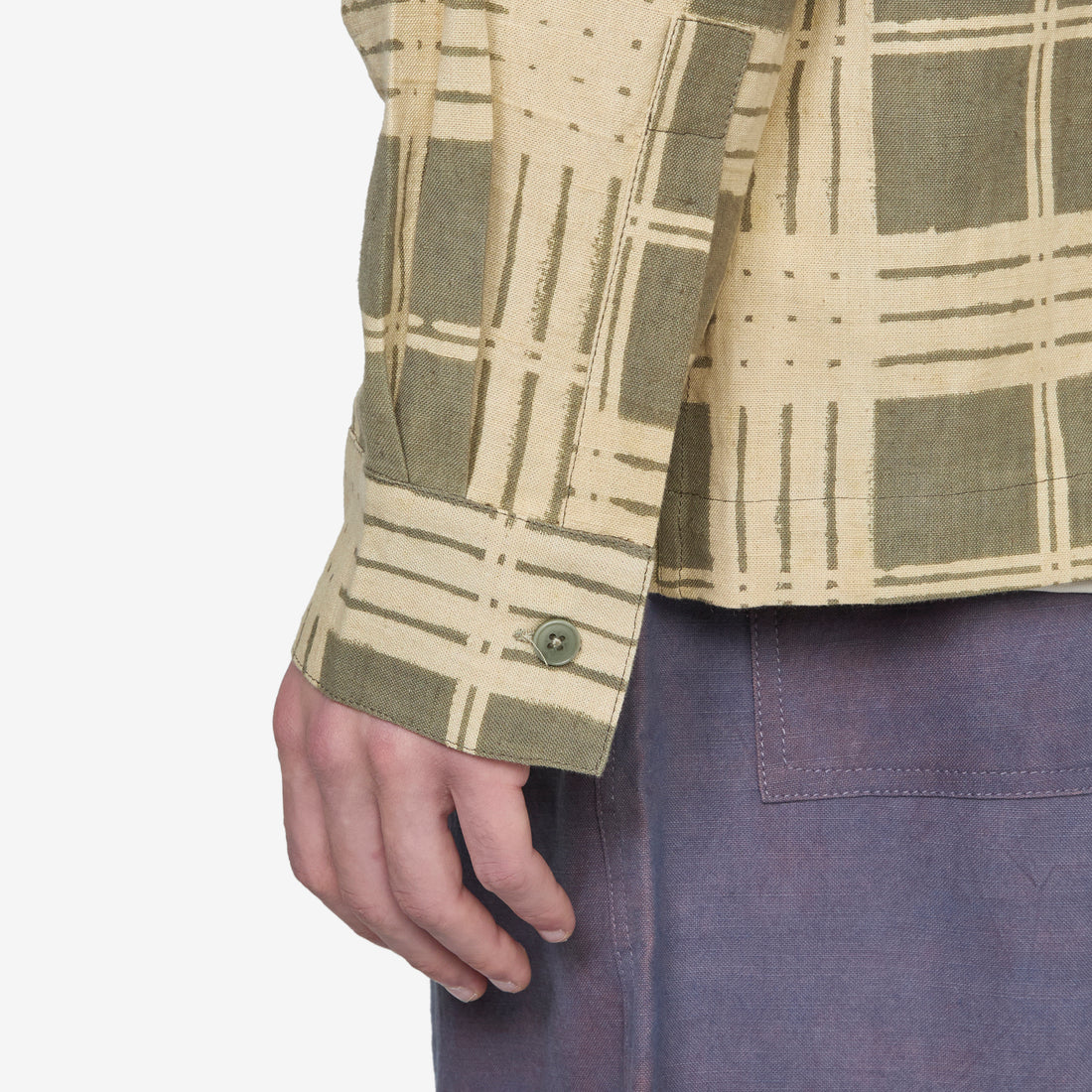 Greetings Longsleeve Shirt Olive Resist Check Shirts