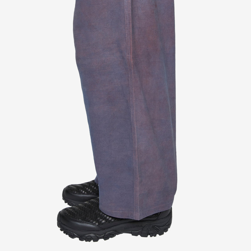 Document Pants Purple Slub Pants