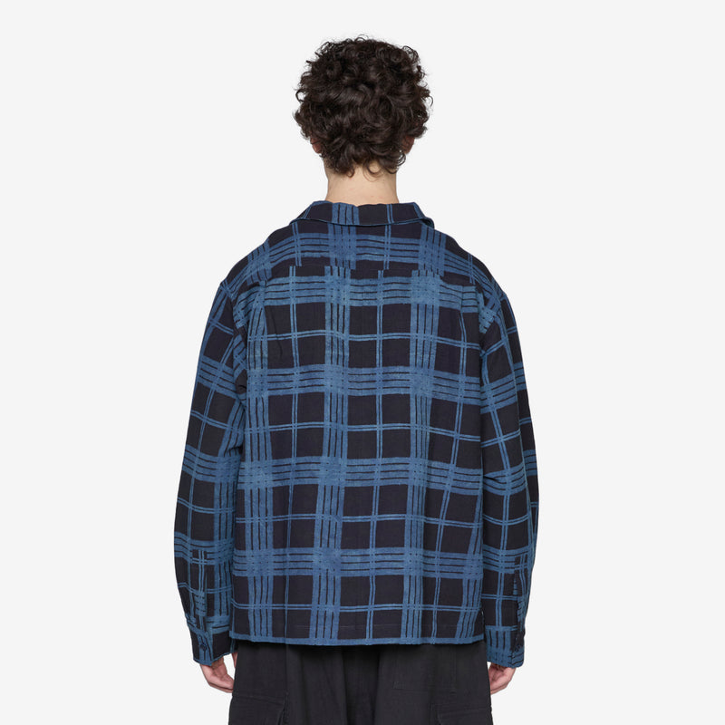 Greetings Longsleeve Shirt Midnight Resist Check Shirts