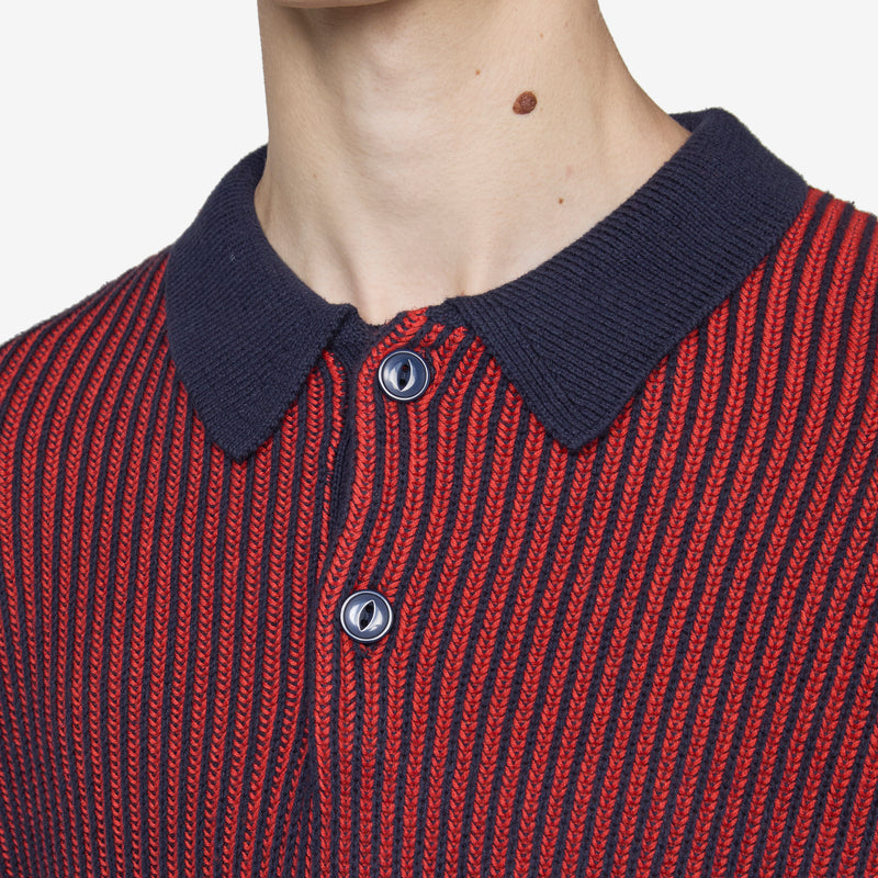Fishermans Polo Navy | Red Jumpers