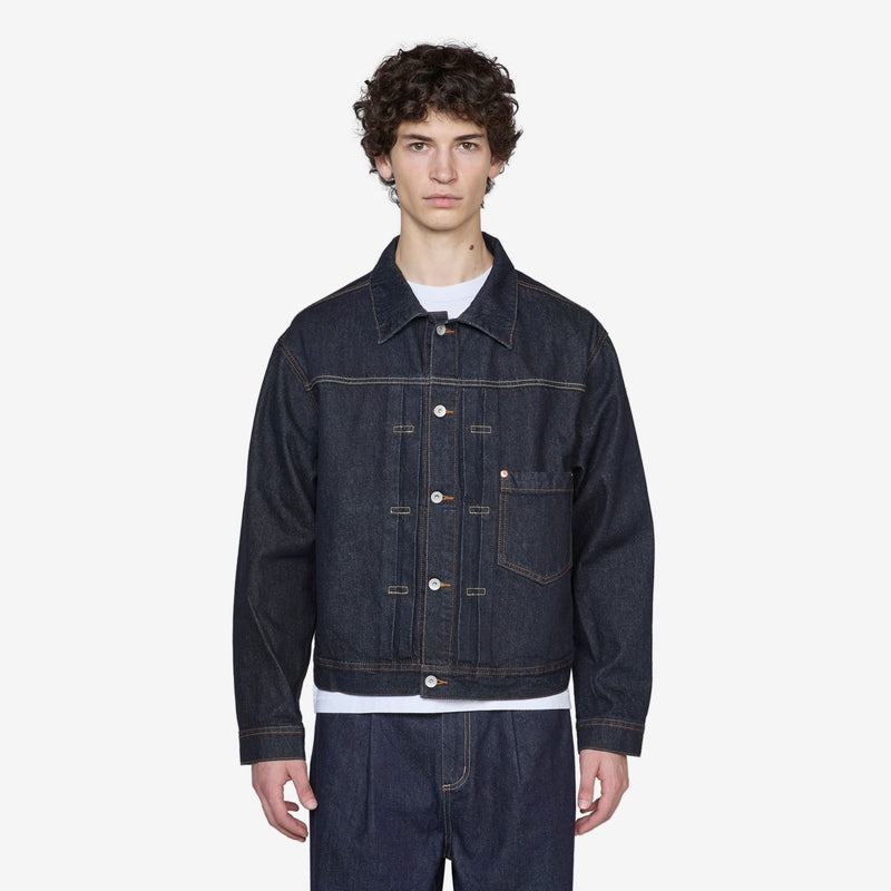 Type-1 Denim Trucker Jacket One Washed Jackets