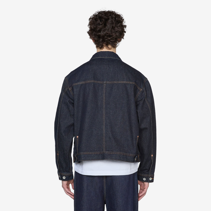 Type-1 Denim Trucker Jacket One Washed Jackets