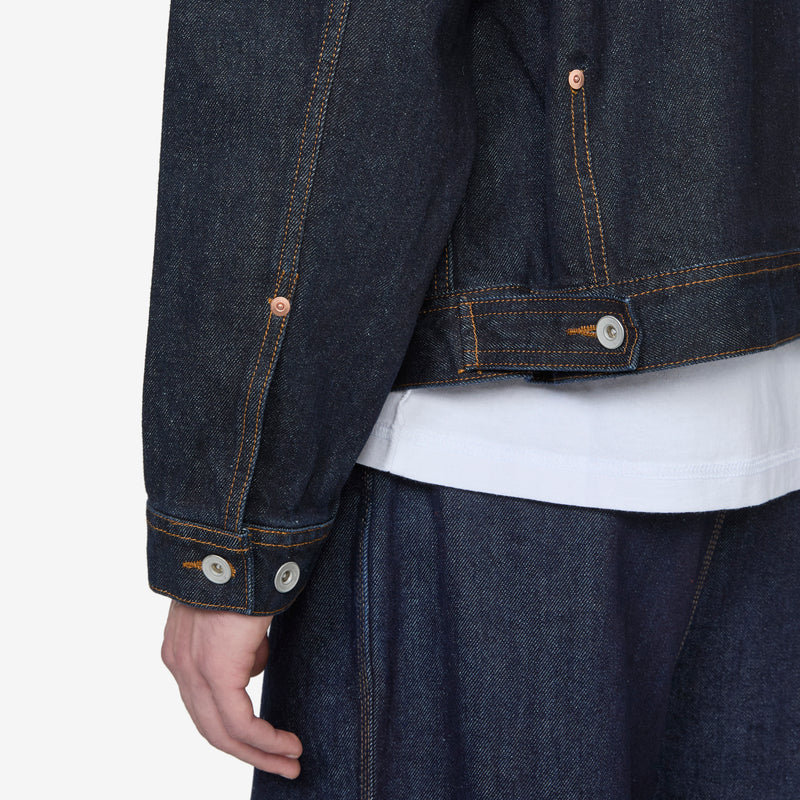 Type-1 Denim Trucker Jacket One Washed Jackets