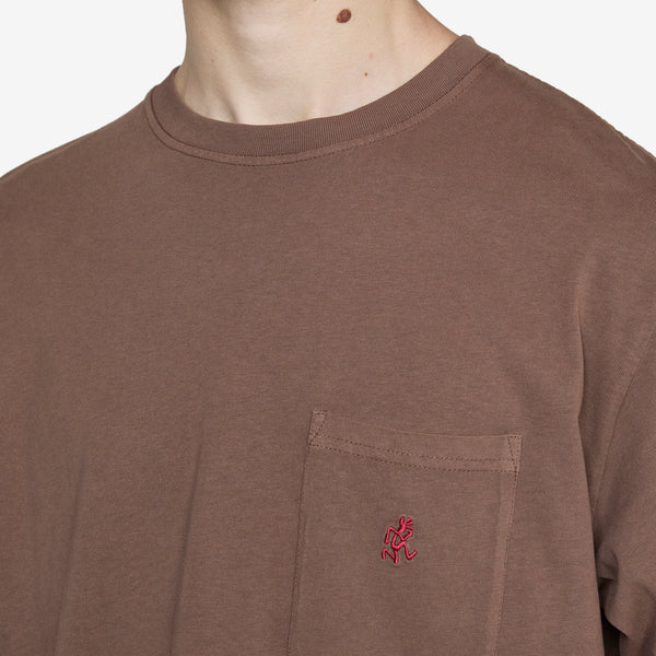 One Point T-Shirt Pigment Dyed Brown Pigment Tees