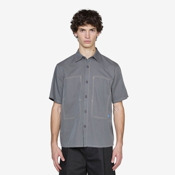Cliff Short Sleeve Shirt Charcoal Shirts
