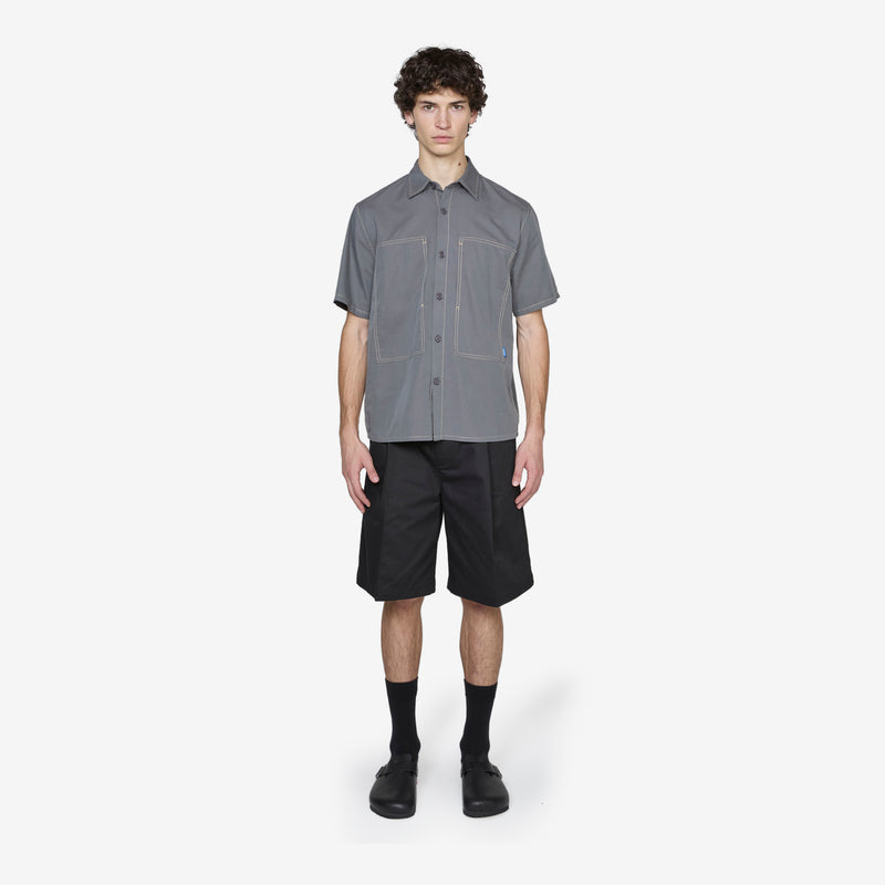 Cliff Short Sleeve Shirt Charcoal Shirts