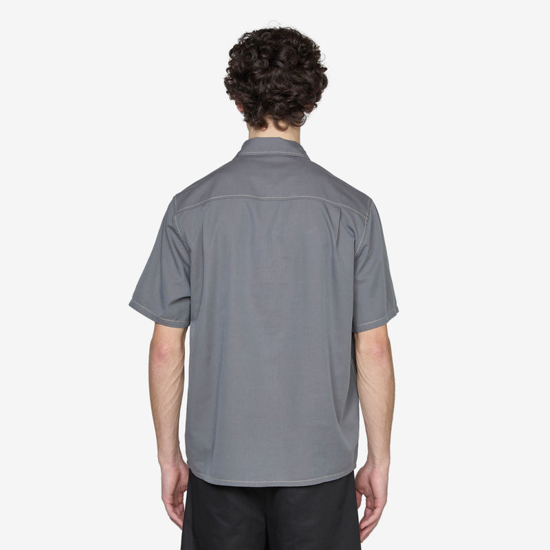 Cliff Short Sleeve Shirt Charcoal Shirts