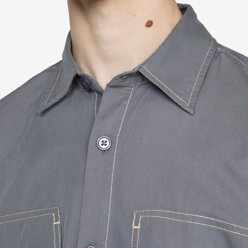 Cliff Short Sleeve Shirt Charcoal Shirts