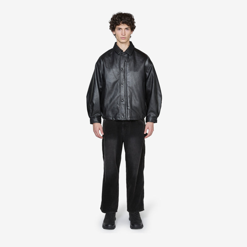 Vegan Leather Blouson Black – Above The Clouds