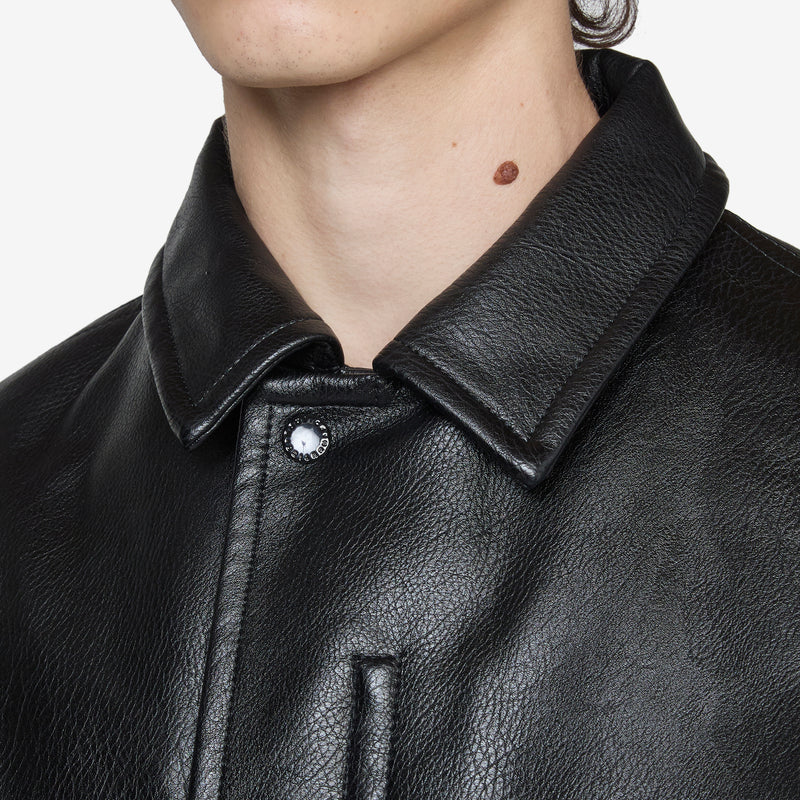 Vegan Leather Blouson Black – Above The Clouds