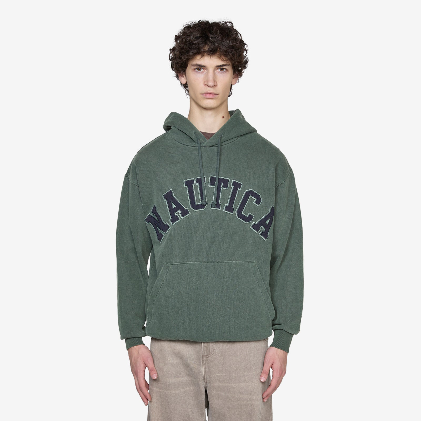 タグ付 Christopher kane 刺繍ロゴ hoodie グリーン M タグ付 Christopher kane 刺繍ロゴ hoodie グリーン M