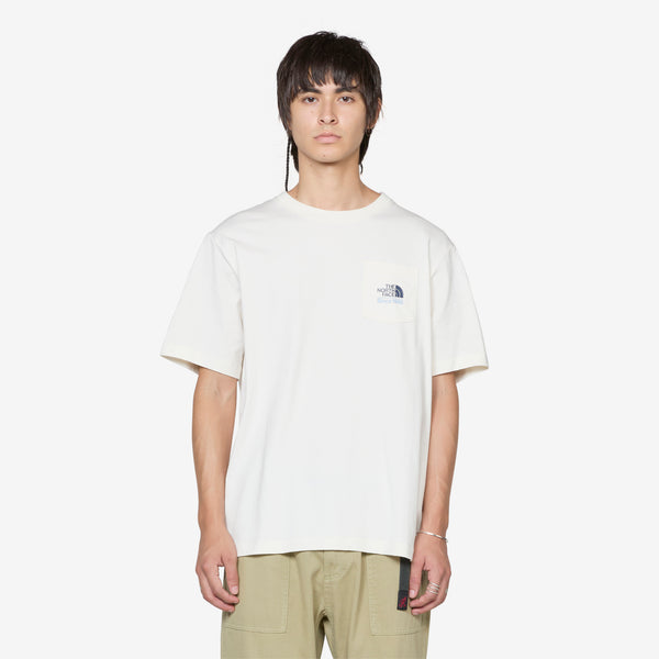 TNF 96 Pocket Short Sleeve T-Shirt White Dune