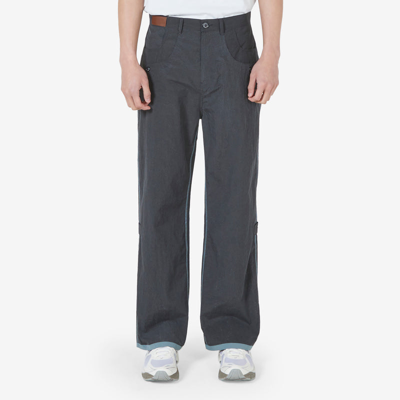 Crack Nylon Inside-Out Trouser Sky Blue