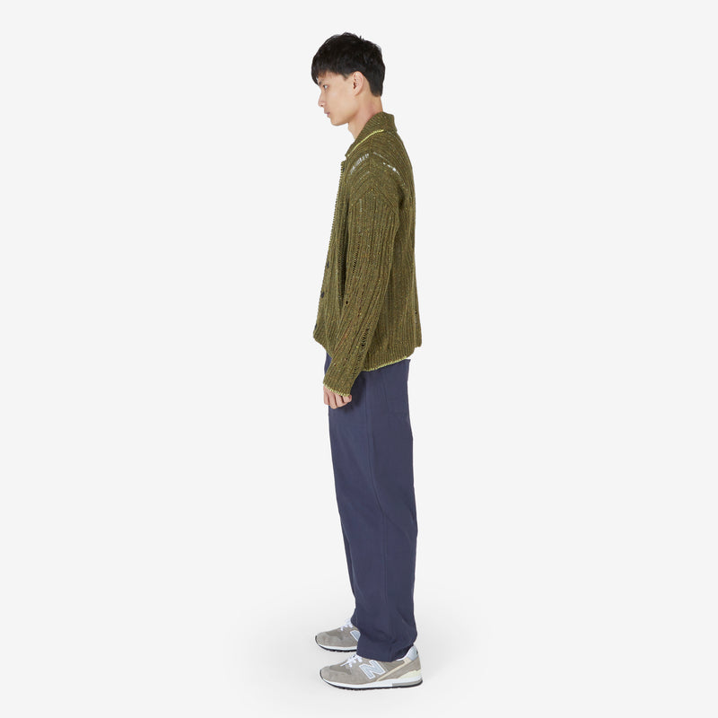 Nep Wool Cardigan Khaki