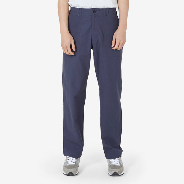 Linen Easy Fatigue Pant Navy