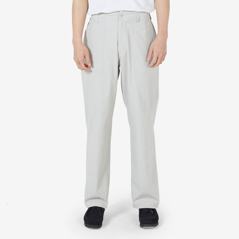 Linen Easy Fatigue Pant Light Grey