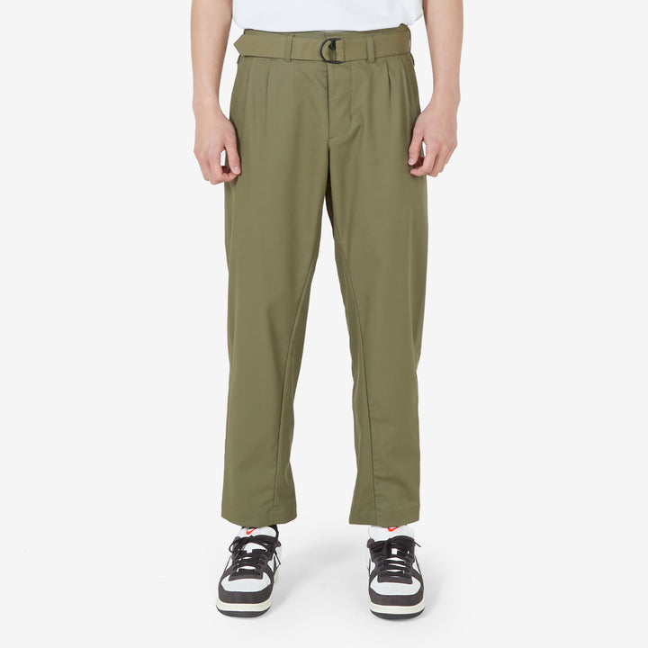 ESC Woven Worker Pant Medium Olive Front